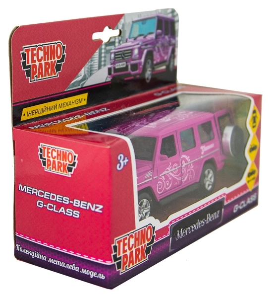 Автомодель Technopark Glamcar Mercedes-Benz G-Class, фіолетовий (GCLASS-12GRL-LIL) - Pampik - 2