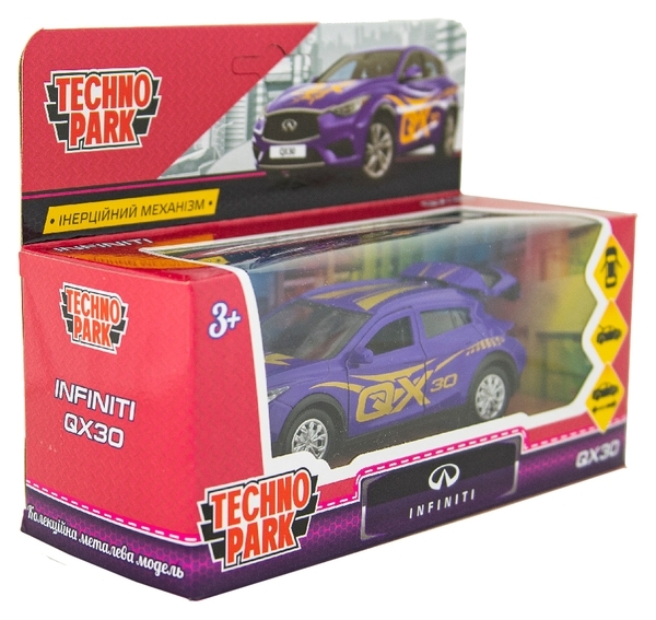 Автомодель Technopark Glamcar Infinity QX30, фіолетовий (QX30-12GRL-PUR) - Pampik - 2