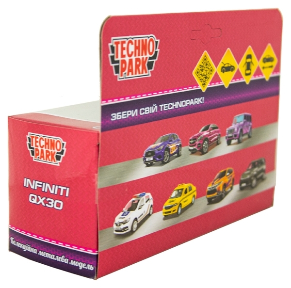 Автомодель Technopark Glamcar Infinity QX30, фіолетовий (QX30-12GRL-PUR) - Pampik - 3