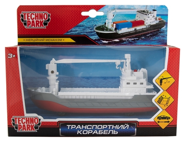 Модель Technopark Транспортний Корабель (CRANEBOAT-17-BUWH) - Pampik