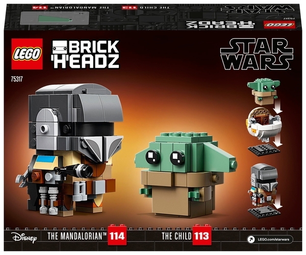 Конструктор LEGO Star Wars Мандалорец і малюк, 295 деталей (75317) - Pampik - 10