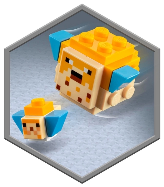 Конструктор LEGO Minecraft Кораловий риф, 92 дет. (21164) - Pampik - 12