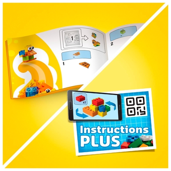 Конструктор LEGO Classic Прозрачные кубики для творчества, 500 деталей (11013) - Pampik - 12