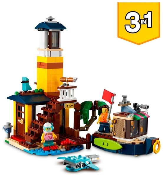 Конструктор LEGO Creator Пляжний будиночок серферів, 564 дет. (31118) - Pampik - 5