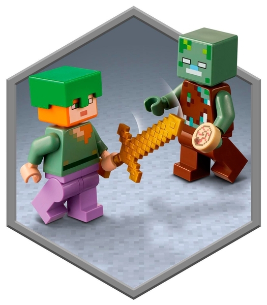 Конструктор LEGO Minecraft Кораловий риф, 92 дет. (21164) - Pampik - 10