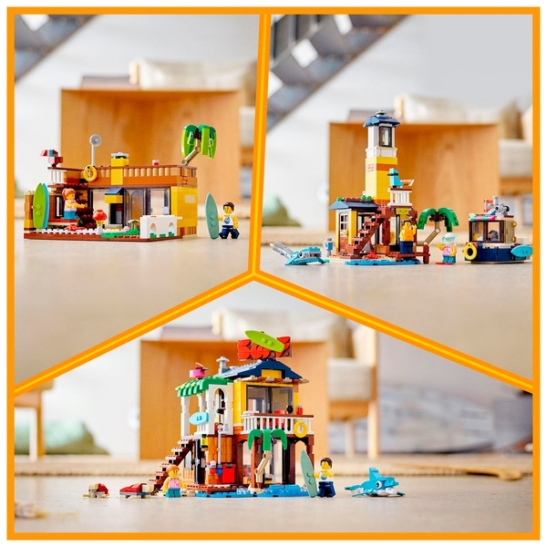 Конструктор LEGO Creator Пляжний будиночок серферів, 564 дет. (31118) - Pampik - 7