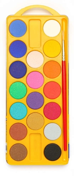 Фарби акварельні Школярик, 18 кольорів - Pampik - 2