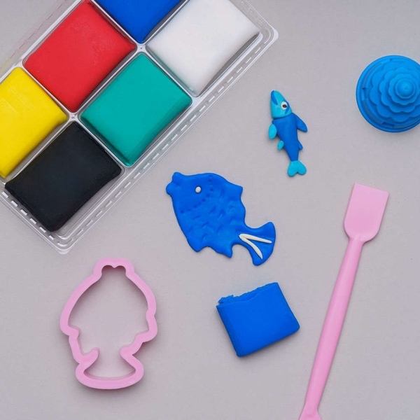 Полімерна глина Школярик, 6 кольорів - Pampik - 3