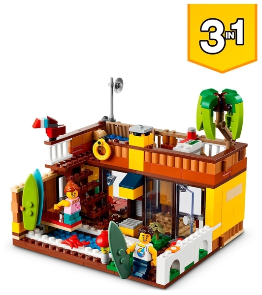 Конструктор LEGO Creator Пляжний будиночок серферів, 564 дет. (31118) - Pampik - 6