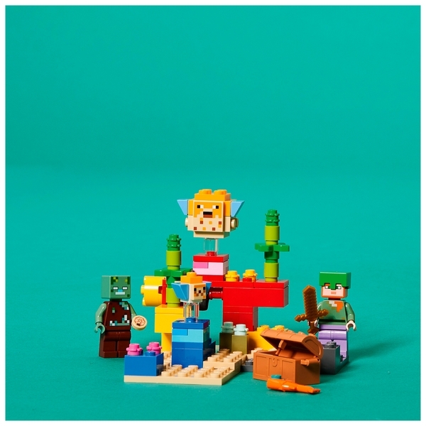 Конструктор LEGO Minecraft Кораловий риф, 92 дет. (21164) - Pampik - 15