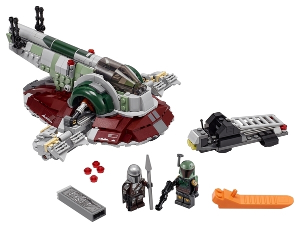 Конструктор LEGO Star Wars Зореліт Боби Фетта, 593 деталей (75312) - Pampik - 3