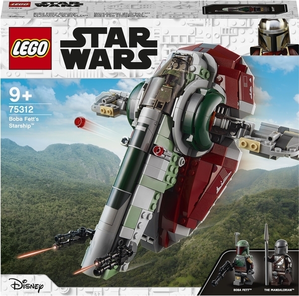 Конструктор LEGO Star Wars Зореліт Боби Фетта, 593 деталей (75312) - Pampik