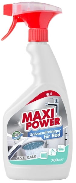 Универсальное моющее средство для ванной комнаты Maxi Power, 700 мл - Pampik