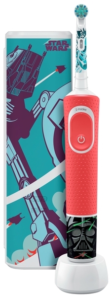 Электрическая зубная щетка Oral-B Kids Звездные Войны + футляр - Pampik - 4