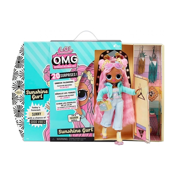 Ігровий набір з лялькою L.O.L. Surprise O.M.G. S5 Сонячна Леді, з аксесуарами (572787) - Pampik - 5