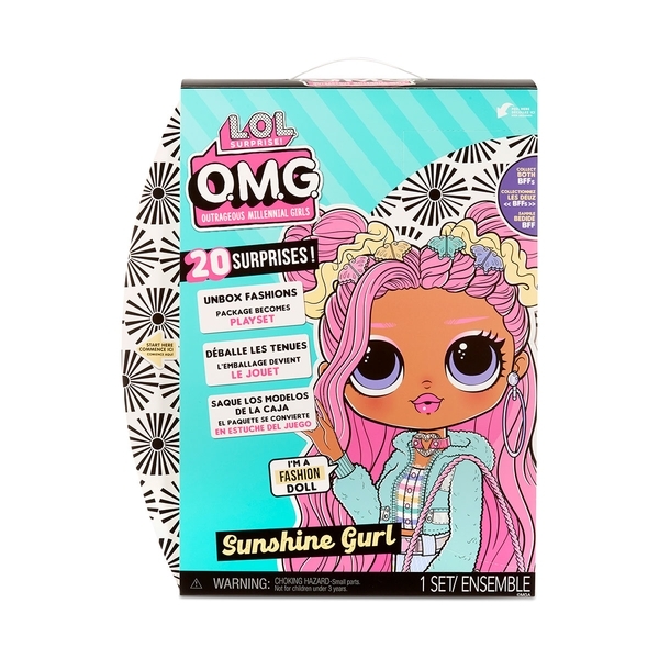 Ігровий набір з лялькою L.O.L. Surprise O.M.G. S5 Сонячна Леді, з аксесуарами (572787) - Pampik - 8