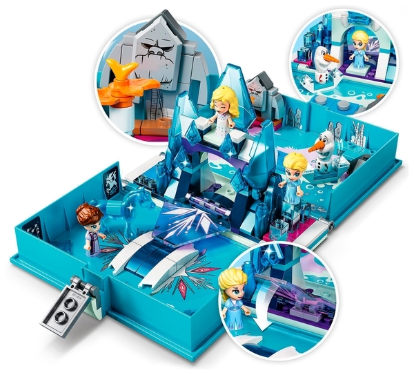 Конструктор LEGO Disney Princess Книга казкових пригод Ельзи і Нока, 125 дет. (43189) - Pampik - 6