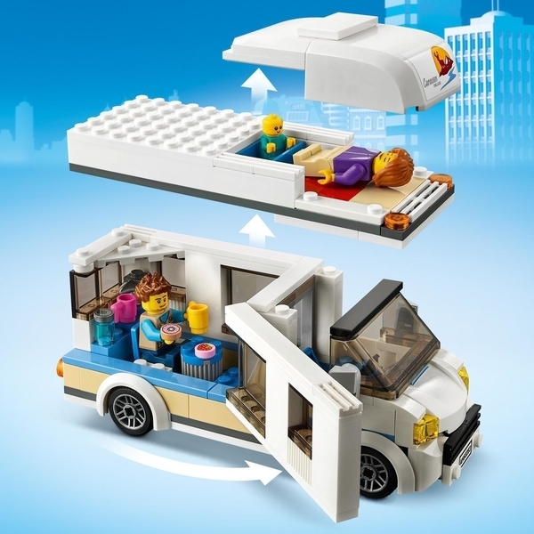 Конструктор LEGO City Great Vehicles Канікули в будинку на колесах, 190 дет. (60283) - Pampik - 12