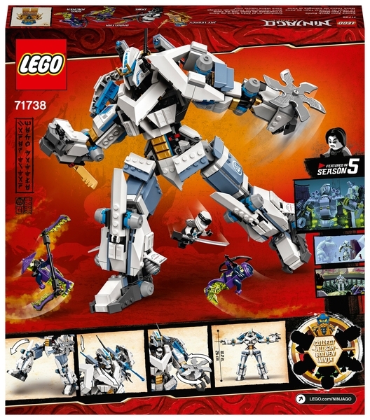 Конструктор LEGO Ninjago Битва робота-титана Зейна, 840 дет. (71738) - Pampik - 10