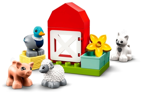 Конструктор LEGO DUPLO Town Догляд за тваринами на фермі, 11 деталей (10949) - Pampik - 4