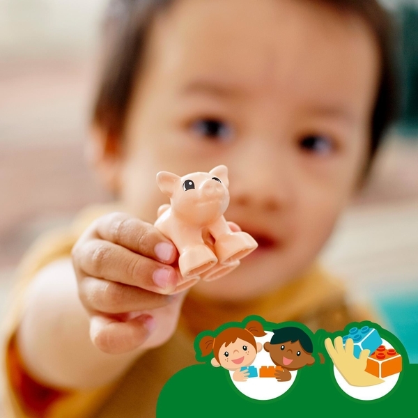 Конструктор LEGO DUPLO Town Догляд за тваринами на фермі, 11 деталей (10949) - Pampik - 13