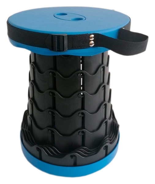 Складной дорожный стульчик Babyhood, сине-черный (BH-515B) - Pampik