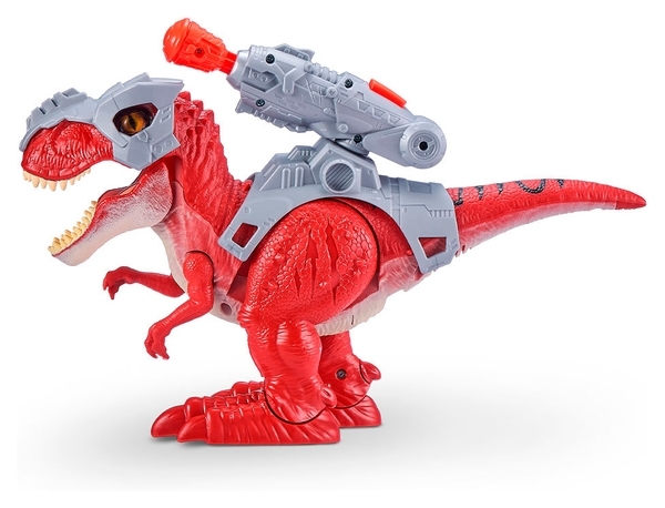 Інтерактивна іграшка Pets & Robo Alive Війна Динозаврів Бойовий Тиранозавр, червоний (7132) - Pampik - 2