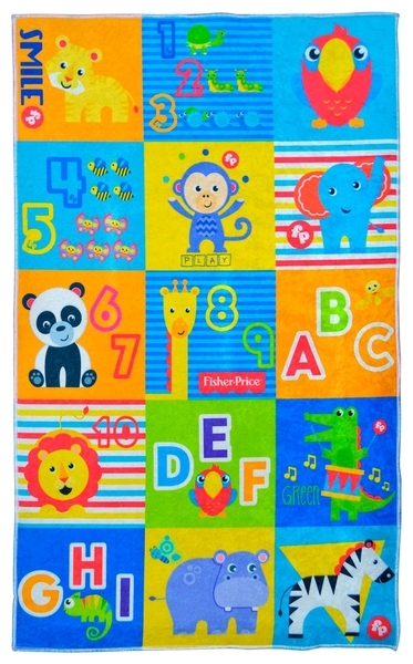 Ігровий протиковзний килимок Fisher-Price Граємо і вчимося, р.160х100 см (FP-PC002) - Pampik