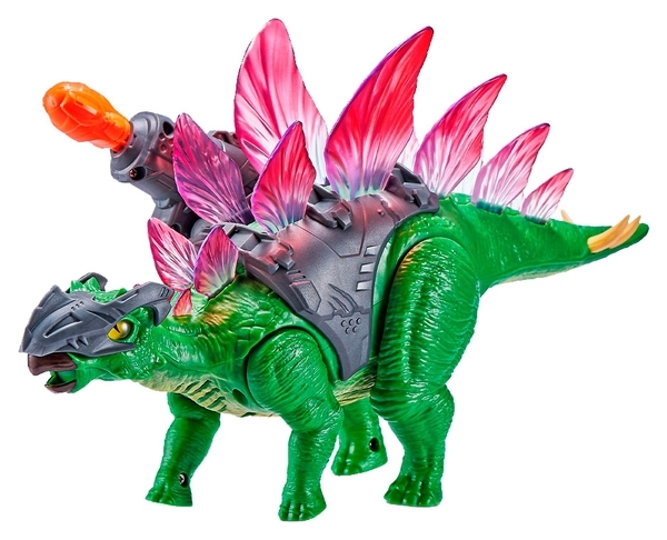 Інтерактивна іграшка Pets & Robo Alive Війна Динозаврів Бойовий Стегозавр, зелений (7131) - Pampik