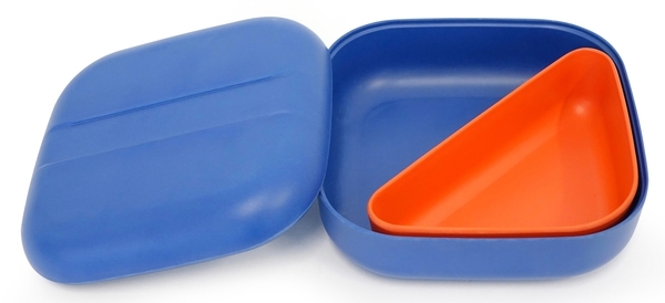 Ланч-бокс Ekobo Go Square Bento, синій (70176) - Pampik - 3