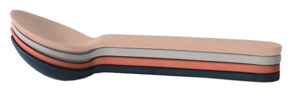 Набор ложек Ekobo Bambino Quatro Small Spoon Set Scandi, разноцветный (72736) - Pampik