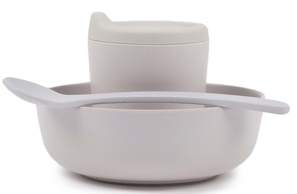 Набор посуды Ekobo Bambino Baby Feeding Set - Cloud, голубой (71722) - Pampik - 2