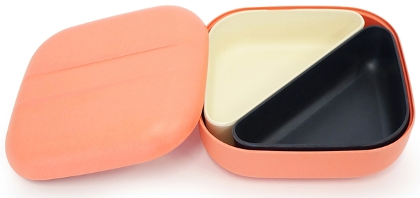 Ланч-бокс Ekobo Go Square Bento, кораловий (70152) - Pampik - 2