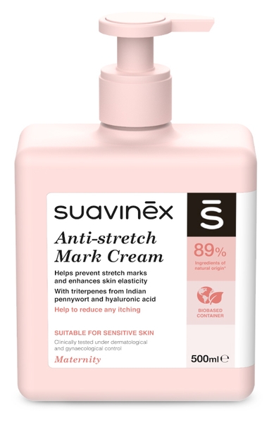 Крем від розтяжок під час і після вагітності Suavinex, 500 мл - Pampik