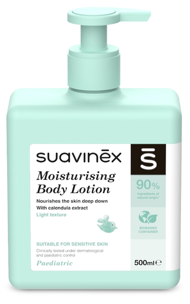 Зволожуючий лосьйон для дитячого масажу Suavinex, 500 мл - Pampik