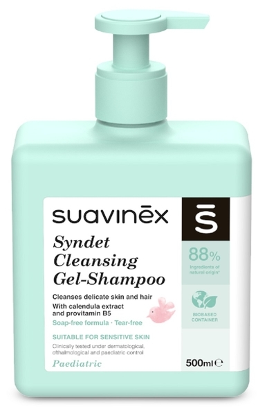 Гель-шампунь Suavinex SYNDET, 500 мл - Pampik