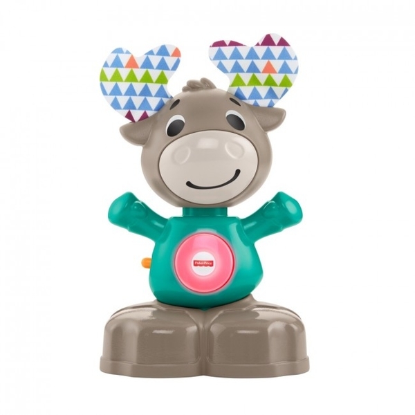 Інтерактивна іграшка Fisher-Price Веселий лось серії Linkimals, українська (GXR01) - Pampik