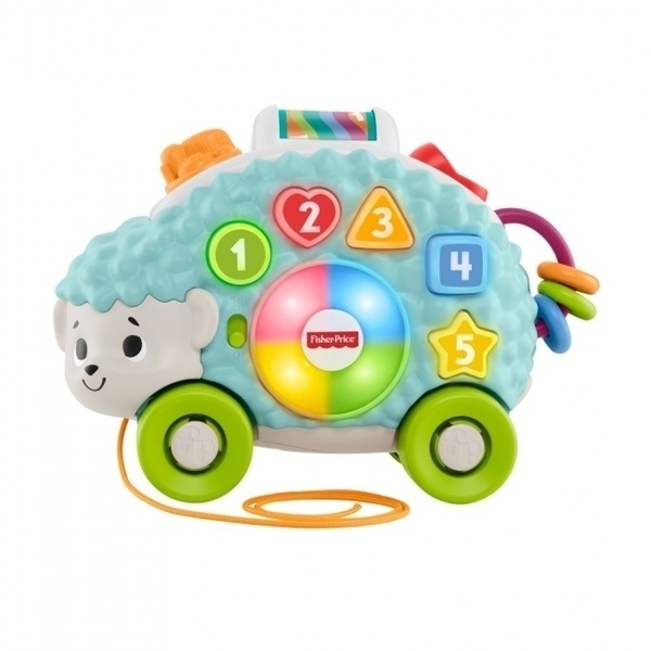 Игрушка-каталка Fisher-Price Ежик серии Linkimals, украинский (GXR63) - Pampik