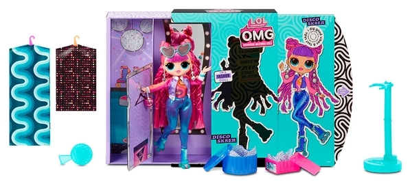 Игровой набор с куклой L.O.L. Surprise O.M.G S3 Диско-Скейтер с аксессуарами (567196) - Pampik - 7