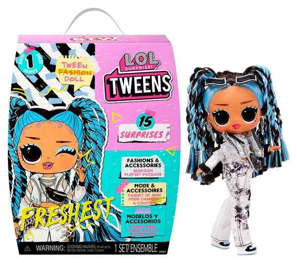 Ігровий набір з лялькою L.O.L. Surprise Tweens Бешкетниця (576686) - Pampik