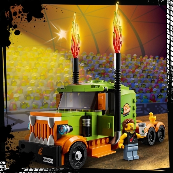 Конструктор LEGO City Stuntz Вантажівка для шоу каскадерів (60294) - Pampik - 4