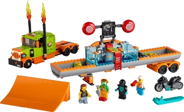 Конструктор LEGO City Stuntz Вантажівка для шоу каскадерів (60294) - Pampik - 3