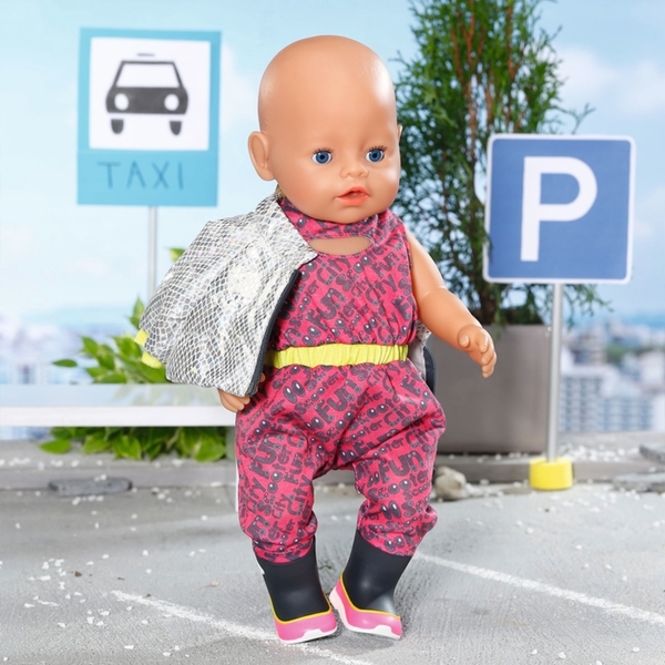 Набір одягу для ляльки Zapf Baby Born City Deluxe Прогулянка на скутері (830215) - Pampik - 4