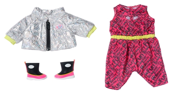 Набір одягу для ляльки Zapf Baby Born City Deluxe Прогулянка на скутері (830215) - Pampik