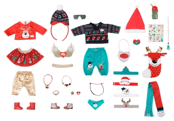 Набір одягу і аксесуарів для ляльки Zapf Baby Born Адвент Календар (830260) - Pampik