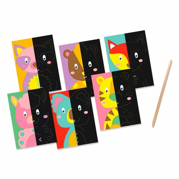 Набір для творчості Ses Creative Скретч картки (14625S) - Pampik - 3