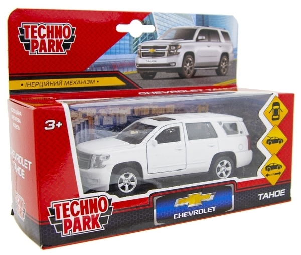 Автомодель Technopark Chevrolet Tahoe (TAHOE-12FIL-WH) - Pampik - 9