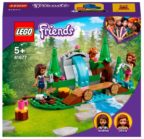 Конструктор LEGO Friends Лесной водопад, 93 детали (41677) - Pampik