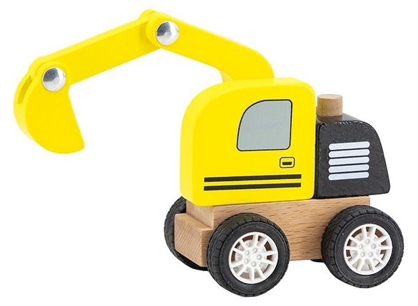 Дерев'яна машинка Viga Toys Екскаватор (44517) - Pampik