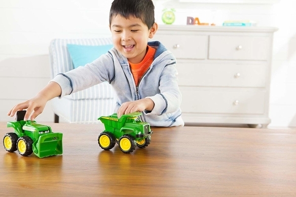 Іграшки для піску John Deere Kids Трактор і самоскид, 2 шт. (35874) - Pampik - 5
